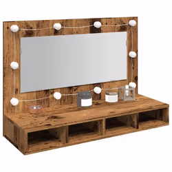 VidaXL 857005 miroir de salle de bain et armoire de rangement pour évier - Vue supplémentaire 2