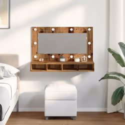 VidaXL 857005 miroir de salle de bain et armoire de rangement pour évier - Vue supplémentaire 3
