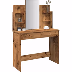 Dotée d'un aspect intemporel et raffiné, la coiffeuse avec miroir est un excellent supplément à la décoration de votre chambr ...