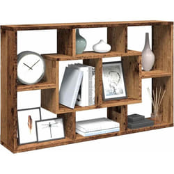 Vidaxl - tagère murale vieux bois 85x16x52,5 cm bois d'ingénierie