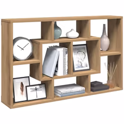 Cette étagère murale chic est magnifique et élégante. C'est une excellente option de stockage et de décoration. Matériau haut ...