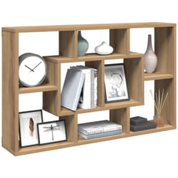 Tagère murale chêne artisanal 85x16x52,5 cm bois d'ingénierie Vidaxl