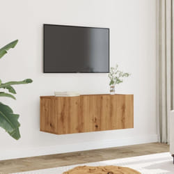 Vidaxl - Meubles tv muraux 2 pcs chêne artisanal 80x30x30 cm