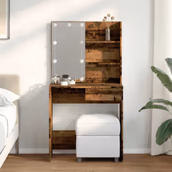 VidaXL 857021 coiffeuse et ensemble de coiffeuses pour chambre à coucher - Vue supplémentaire 3