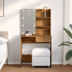 VidaXL 857022 coiffeuse et ensemble de coiffeuses pour chambre à coucher