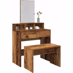 Ce tabouret de toilette classique est conçu pour être un complément parfait à votre table de maquillage. Matériau robuste : l ...