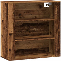 Armoire murale vieux bois 80x33x80 cm bois d'ingénierie Vidaxl