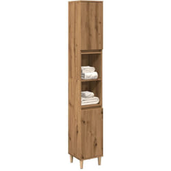 Vidaxl - Armoire de salle de bain chêne artisanal 30x30x190 cm