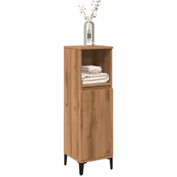 Cette armoire de salle de bain est un excellent choix pour votre salle de bain, la rendant bien rangée et organisée ! Matéria ...