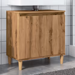 VidaXL 857115 miroir de salle de bain et armoire de rangement pour évier