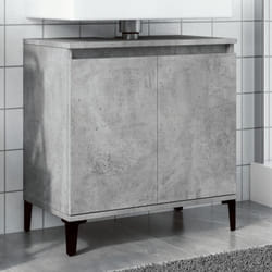 Vidaxl - Meuble d'évier gris béton 58x33x60 cm bois d'ingénierie