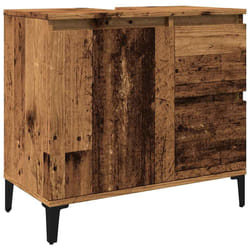 VidaXL 857123 miroir de salle de bain et armoire de rangement pour évier