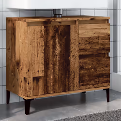 VidaXL 857123 miroir de salle de bain et armoire de rangement pour évier