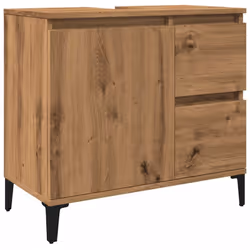 Cette armoire d'évier est un excellent choix pour votre salle de bain, la rendant bien rangée et organisée ! Matériau durable ...