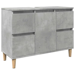 VidaXL 857125 miroir de salle de bain et armoire de rangement pour évier