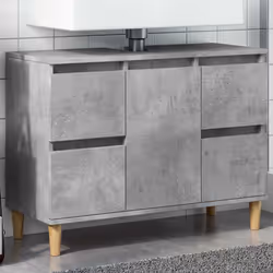 VidaXL 857125 miroir de salle de bain et armoire de rangement pour évier