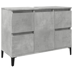 VidaXL 857128 miroir de salle de bain et armoire de rangement pour évier