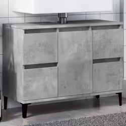 VidaXL 857128 miroir de salle de bain et armoire de rangement pour évier