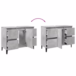VidaXL 857128 miroir de salle de bain et armoire de rangement pour évier - Vue supplémentaire 8