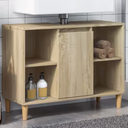 Cette armoire de salle de bain est un excellent choix pour votre salle de bain, la rendant bien rangée et organisée ! Matéria ...