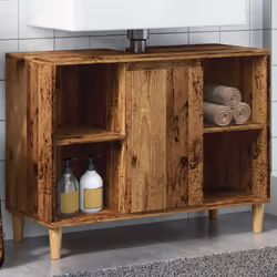 VidaXL 857133 miroir de salle de bain et armoire de rangement pour évier