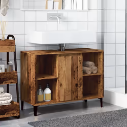 VidaXL 857135 miroir de salle de bain et armoire de rangement pour évier