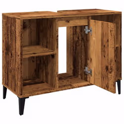 VidaXL 857135 miroir de salle de bain et armoire de rangement pour évier - Vue supplémentaire 6