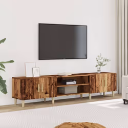 Ce meuble TV tendance, doté d'un design épuré et élégant, est conçu pour être un supplément décoratif et pratique à la décora ...