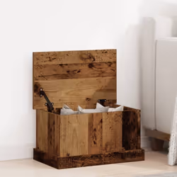 Cette boîte de rangement est une solution de rangement idéale et un excellent supplément décoratif à votre espace de vie. Mat ...