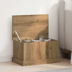 Boîtes de rangement chêne artisanal 30x50x28 cm bois ingénierie - Vidaxl