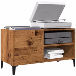 Rangez et exposez vos disques vinyles avec ce meuble à disques pratique et classique. Matériau durable : le bois d'ingénierie ...