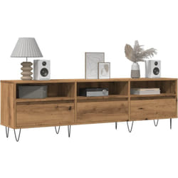 Vidaxl - Meuble tv chêne artisanal 150x30x44,5 cm bois d ingénierie