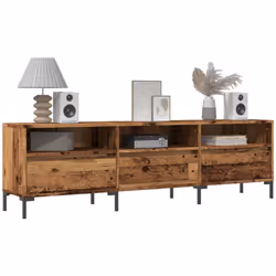 Ce meuble TV avec un grand espace de rangement est un complément pratique et attrayant pour votre salon ou votre chambre à co ...