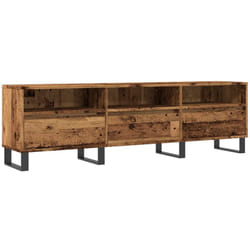 Meuble tv vieux bois 150x30x44,5 cm bois d'ingénierie Vidaxl