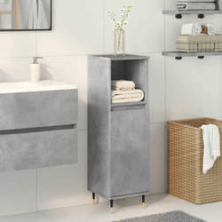 Armoire de salle de bain gris béton 30x30x100 cm Vidaxl