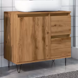 Ce meuble lavabo de salle de bain est un excellent supplément à votre salle de bain, ce qui lui donne une apparence ordonnée  ...
