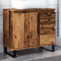 Ce meuble lavabo de salle de bain est un excellent supplément à votre salle de bain, ce qui lui donne une apparence ordonnée  ...