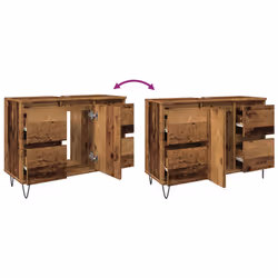 VidaXL 857235 ensemble de meuble de salle de bain - Vue supplémentaire 8