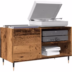 Rangez et exposez vos disques vinyles avec ce meuble à disques pratique et classique. Matériau stable et durable : le bois d' ...
