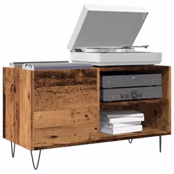 Rangez et exposez vos disques vinyles avec ce meuble à disques pratique et classique. Matériau stable et durable : le bois d' ...
