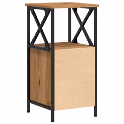 VidaXL 857252 Table de nuit et table de chevet Chêne - Vue supplémentaire 6