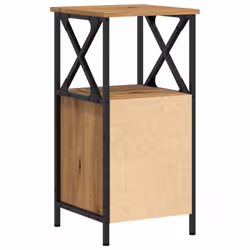VidaXL 857253 Table de nuit et table de chevet Chêne - Vue supplémentaire 7