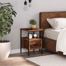 Avec un design simple et compact, cette table de chevet s'intègre facilement dans votre chambre à coucher ou votre salon et a ...