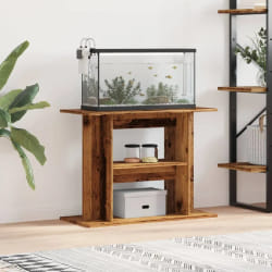 VIDAXL Support d'aquarium - Vieux bois