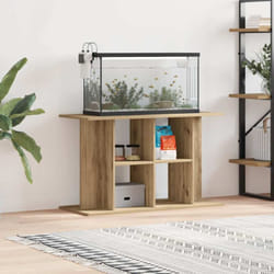 Support d'aquarium chêne artisanal 100x40x60 cm bois ingénierie - Vidaxl