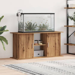 Support d'aquarium chêne artisanal 121x41x58 cm bois ingénierie - Vidaxl