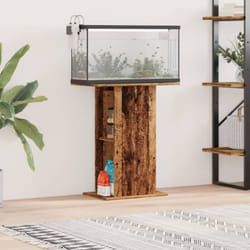 Support d'aquarium vieux bois 36x60,5x72,5 cm bois d'ingénierie Vidaxl