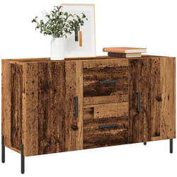 Buffet vieux bois 100x36x60 cm bois d'ingénierie - Vidaxl
