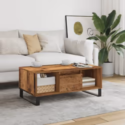 Détendez-vous et profitez du bon temps avec la famille et les amis autour de cette table basse ! Matériau stable et durable : ...