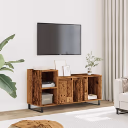 Avec un design élégant mais pratique, ce meuble TV est destiné à devenir un point de mire de votre pièce.Matériau robuste : l ...